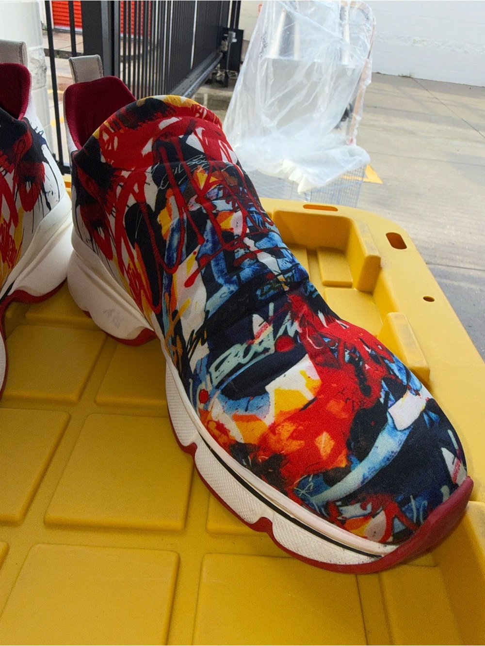 Authentic Christian Louboutin Space Run 30 Sneakers Shoes size 11 - Picture 10 of 17